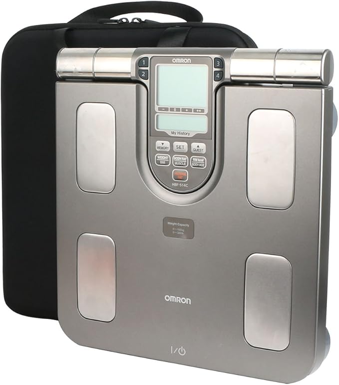 co2CREA Carrying Travel Storage Organizer Case Bag Replacement for Omron Body Composition Monitor Scale - 7 Fitness Indicators