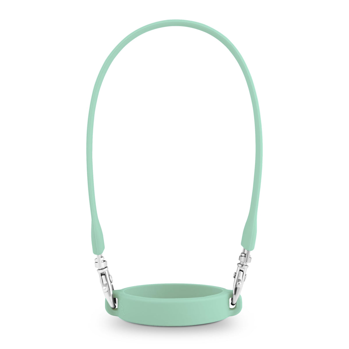 Ryan & Rose Water Bottle Handle - Silicone Water Bottle Sling, Carrier, Holder with Strap Compatible Stanley Cup Accessories (Flat Seafoam)
