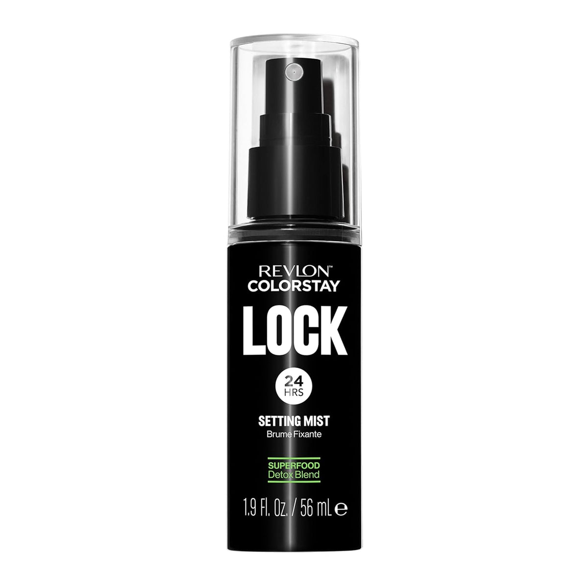 Revlon Colorstay 24 Hr Lock Setting Mist, Keeps Face Makeup from Melting & Fading, Mattifying, Blurring & Oil Absorbing Spray, Transfer-Proof & Mask Friendly, 1.9 fl oz