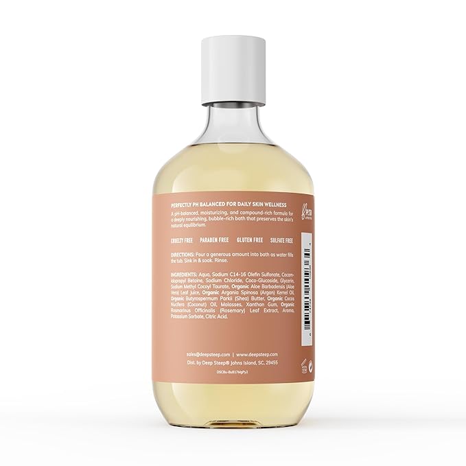 Deep Steep Bubble Bath, Mango Papaya, 17 Ounce