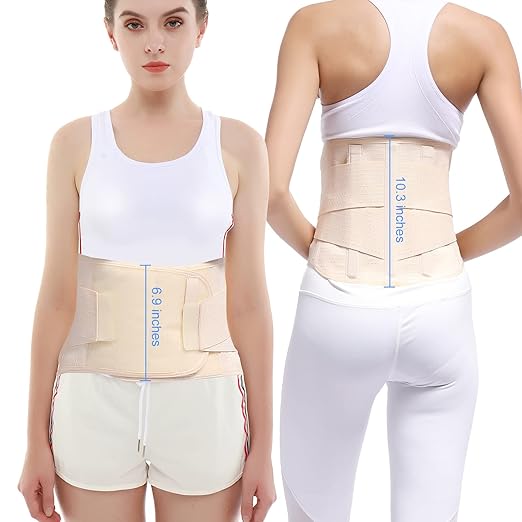 Back Brace for Men Women Lower back - Immediate Relief from Back Pain, Herniated Disc, Sciatica, Scoliosis and more! - Breathable Mesh Design with 7 Stays, - Back Support Belt for Men/Women for work , Anti-skid lumbar support belt (X-Large)