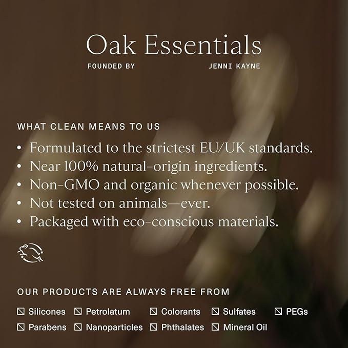Oak Essentials Balancing Mist | Antioxidant-Rich Rose Water & Aloe Toning Face Mist That Helps Hydrate, Calm, and Refresh, 3.4 Fl Oz
