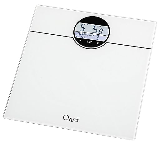 Ozeri WeightMaster 400 lbs Weight Scale with BMI and Weight Change Detection