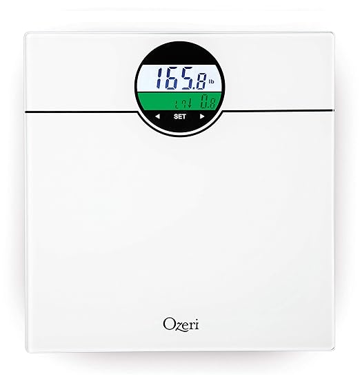 Ozeri WeightMaster 400 lbs Weight Scale with BMI and Weight Change Detection