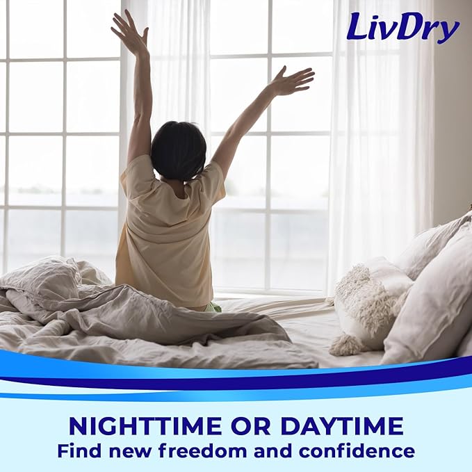 LivDry Overnight Protective Underwear XL Size Count: 48
