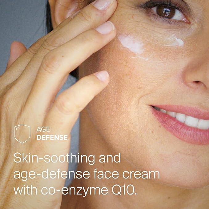 SEBAMED Q10 Face and Neck Age Defense Q10 Protection Cream pH 5.5 Reduces Wrinkles and Fine Lines Anti-Aging Moisturizer (50 Milliliters) Pack of 3