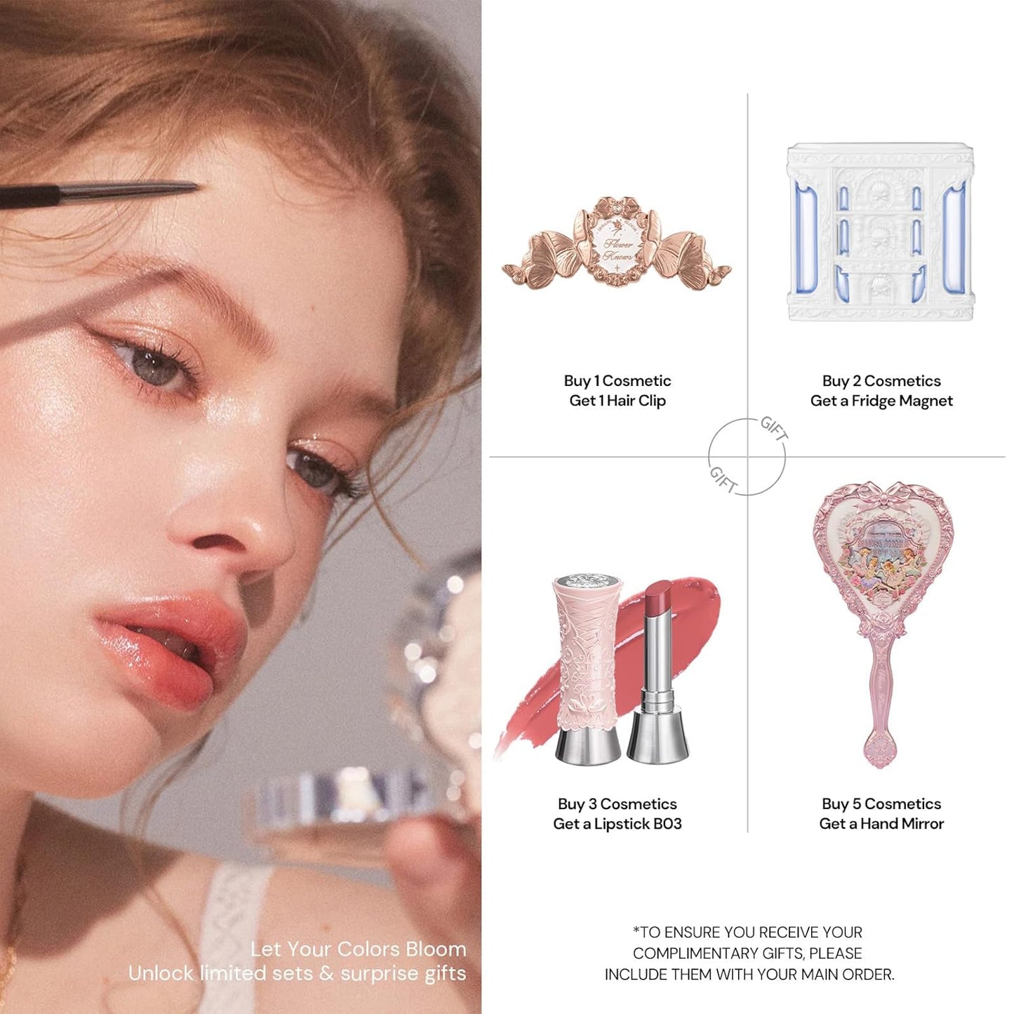 Flower Knows Strawberry Cupid Cake Lip Cream,Velvety-Smooth Matte Liquid Lipstick,Hydrating,Smudge-proof & Stain-Free Lip Stain(V06 Tulip,0.17 Fl Oz)