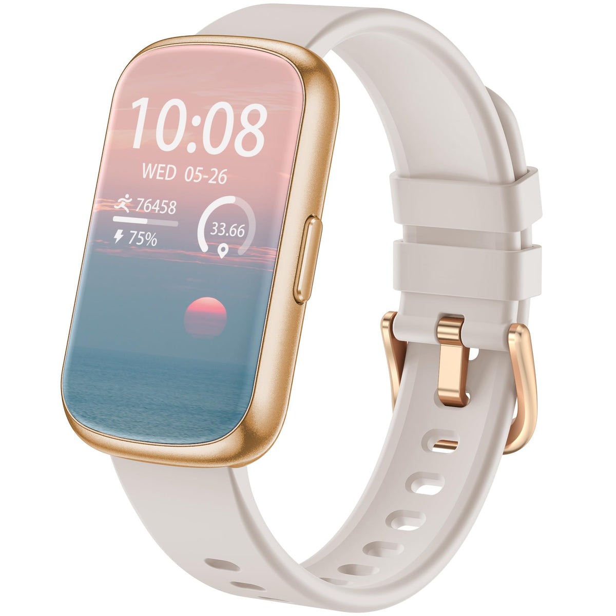 Health Fitness Tracker, Smart Watch with 24/7 Heart Rate Blood Pressure Blood Oxygen Monitor, Sleep Tracker, Calories & Step Tracker, IP68 Waterproof Activity Trackers for Android&iPhone Women Men