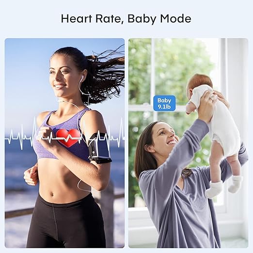Scale for Body Weight and Fat Percentage, 8 Electrodes High Precision Digital Scale for BMI 20 Body Composition Measurement, Bathroom Smart Scales