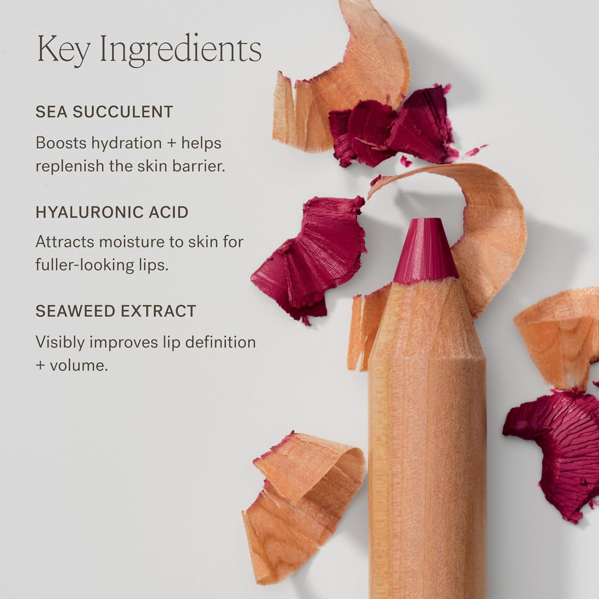 ILIA - Lip Sketch Hydrating Crayon | Hydrate, Plump, Smooth, Strengthen | Long Lasting up to 12-Hours, Bleed-Resistant, Soft-Matte | Barrier-Building, Non-Toxic, Cruelty-Free (Piazza)