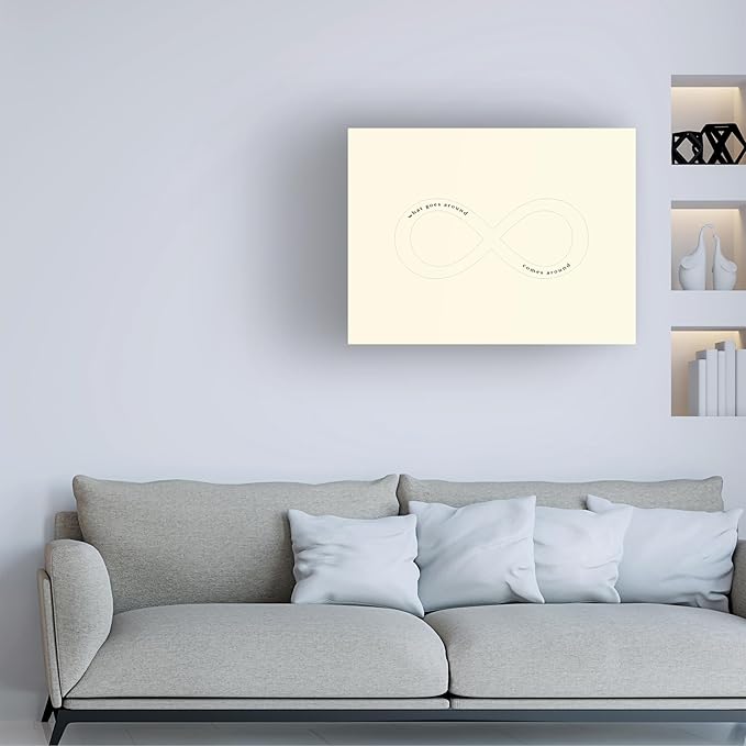 Trademark Fine Art Canvas Wall Art - Alicia Longley 'Happy Mindfulness II' Wall Art for Living Room, Bedroom, or Office Décor
