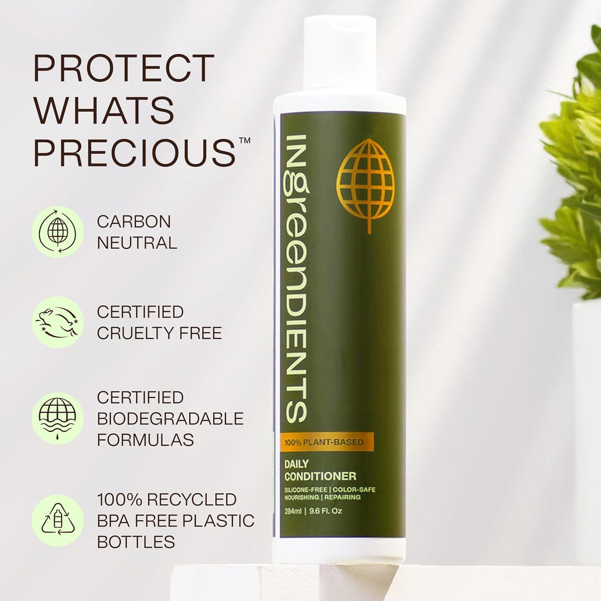 Tea Tree Hair Conditioner - Organic, Sulfate-Free, Color-Safe, Silicone-Free, Cruelty-Free, with Shea Butter and Jojoba Oil