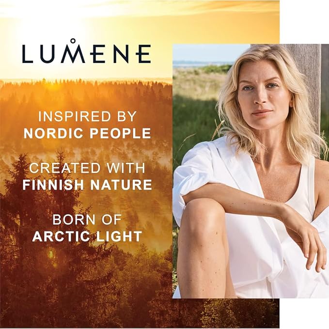 Lumene [Valo] Nordic-C Glow Boost Essence - Hydrating & Brightening Serum with Vitamin C, Hyaluronic Acid + Arctic Cloudberry for Visibly Radiant Skin - Vegan + Works for All Skin Types (0.5 fl oz)
