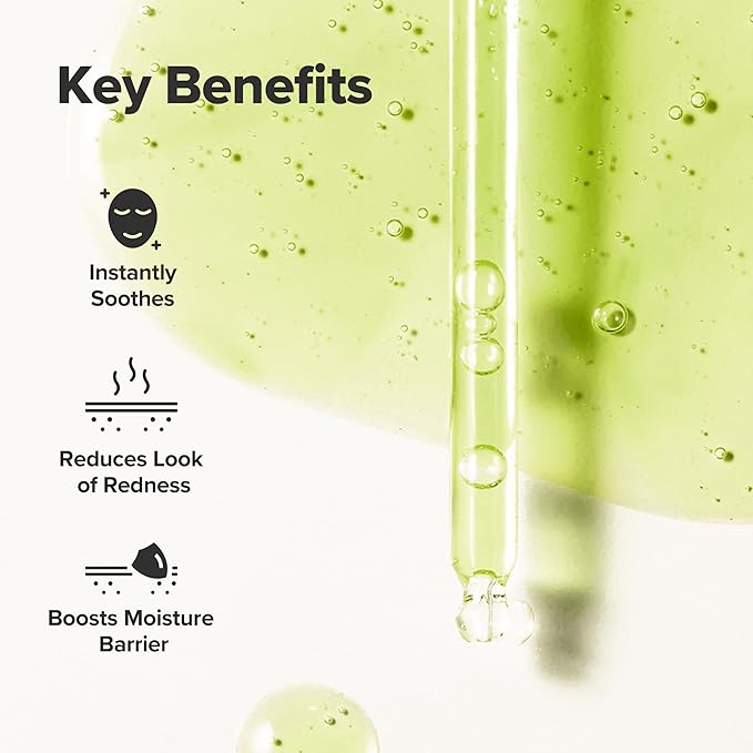 Beauty of Joseon Calming Serum Green Tea Panthenol Soothing, Moisturizing Sensitive, Acne-Prone, UV Irritated Skin, Daily Korean Skin Care for Men and Women, 30ml 1 fl.oz