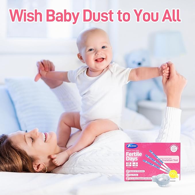Ovulation Test Strips 50 and Pregnancy Tests 70, HEAL-CHECK Bulk Ovulation Predictor Kit for Women TTC, Over 99% Accuracy, Easy to Use at Home, Individually Wrapped, FSA HSA | 50LH+70HCG+120 Urine Cup