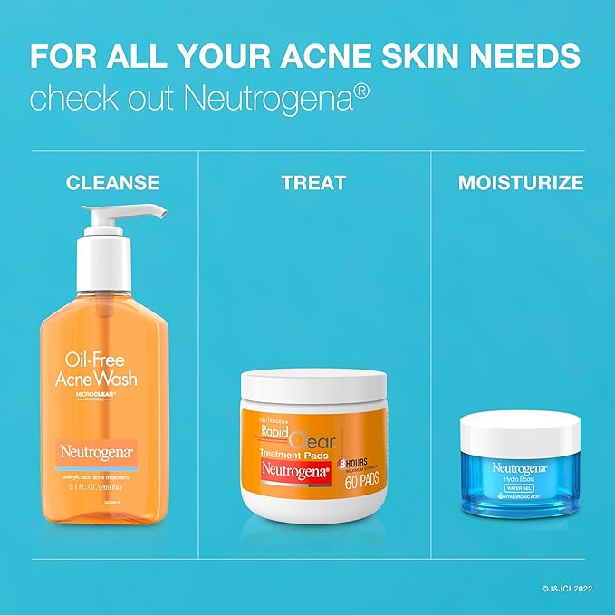 Neutrogena Rapid Clear Stubborn Acne Spot Treatment Gel, Maximum Strength 10% Benzoyl Peroxide Treatment Medication for Acne Prone Skin, Pimple Cream Reduces Size & Redness in 2 Hours, 1 oz