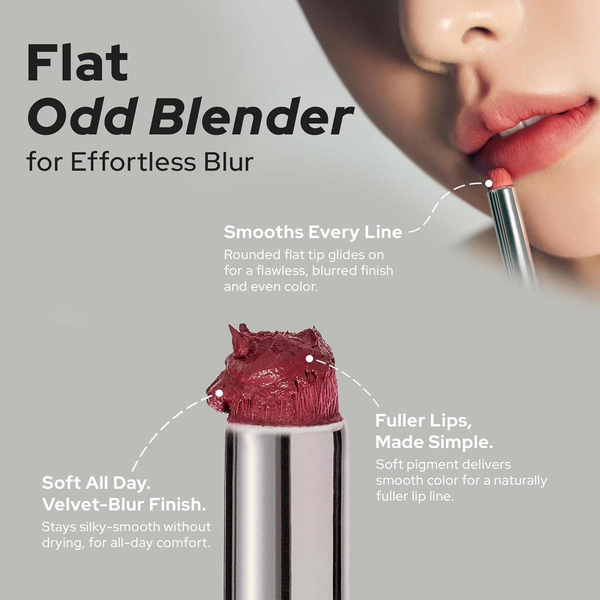 Unseen Blur Lip Tint Long-Lasting Stain, Blendable 3.2g (Speak Easy, 3.2)