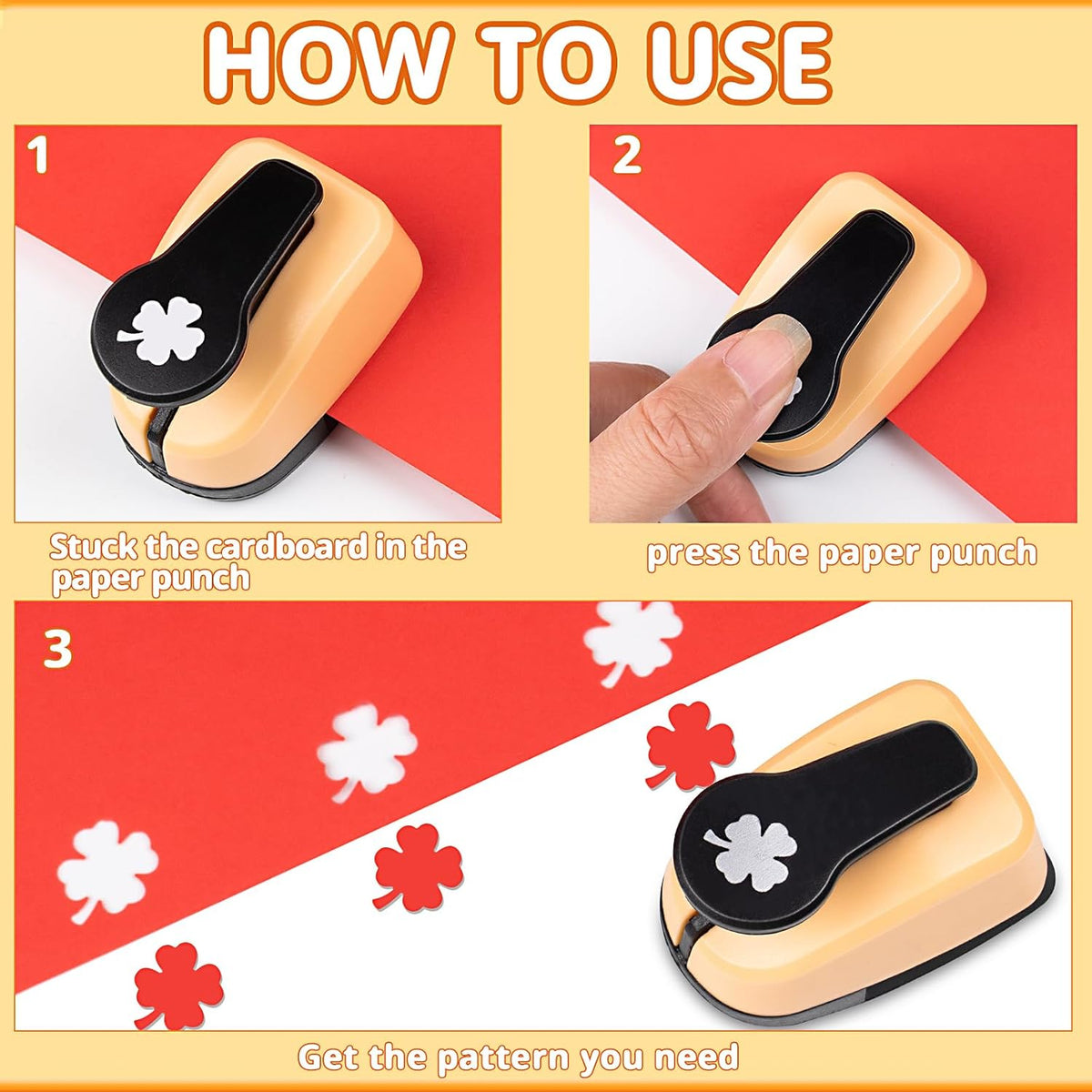 Craft Holes Punch, Paper Punchers Scrapbook Punches, 5PCS Hole Punch Shapes Hole Puncher for Crafts Papers, Cutters for Paper Crafts DIY Handmade Crafting Scrapbook Tools Cards Arts Fun Projects