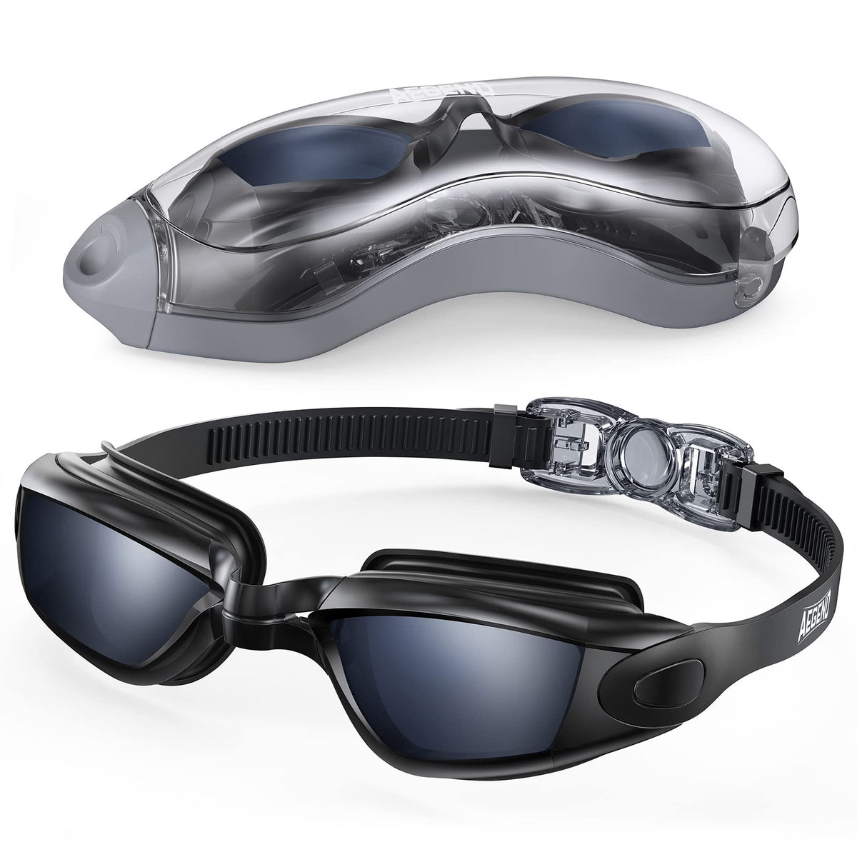 Aegend Swim Goggles, Swimming Goggles No Leaking Full Protection Adult Men Women Youth