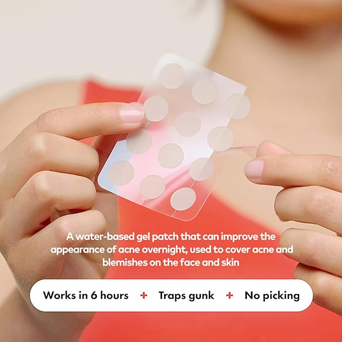 Hydrocolloid Acne Spot Patch for Face – Fast-Acting, Invisible, Healing & Protective, 36 Count