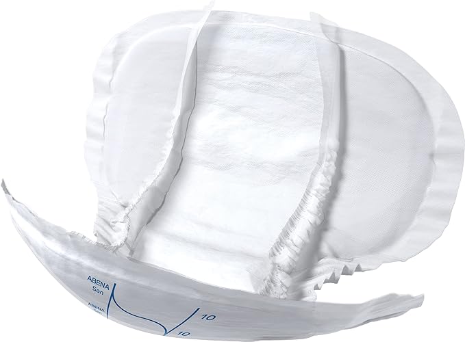 Abena San Premium Incontinence Pads, Heavy Absorbency, (Sizes 8 to 11), Size 10, 25 Count
