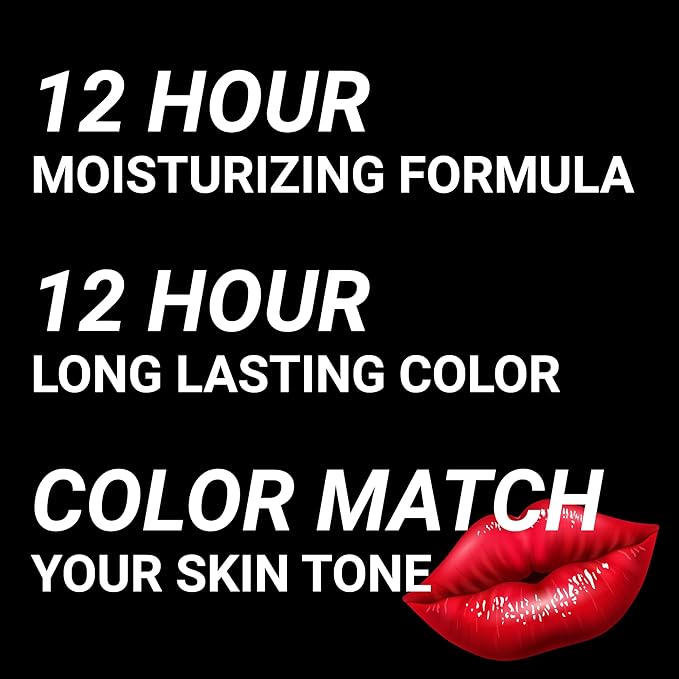 MOODmatcher Twist Stick Original Color-Change Lipstick, Red-12 Hour Long Wear, Waterproof, Ultra Hydrating With Aloe & Vitamin E, Smudgeproof, faderproof & Kissproof (Orange)