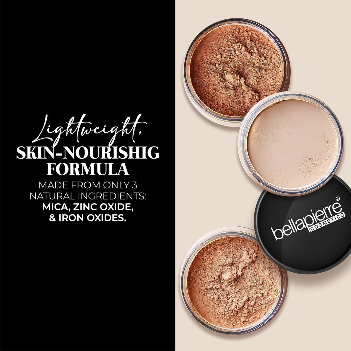 Bellapierre Mineral Foundation SPF 15 – Loose Powder Foundation, Full Coverage Mineral Makeup with Matte Finish – Vegan, Cruelty Free, Hypoallergenic, Oil & Talc Free – 0.32 oz - Chocolate Truffle