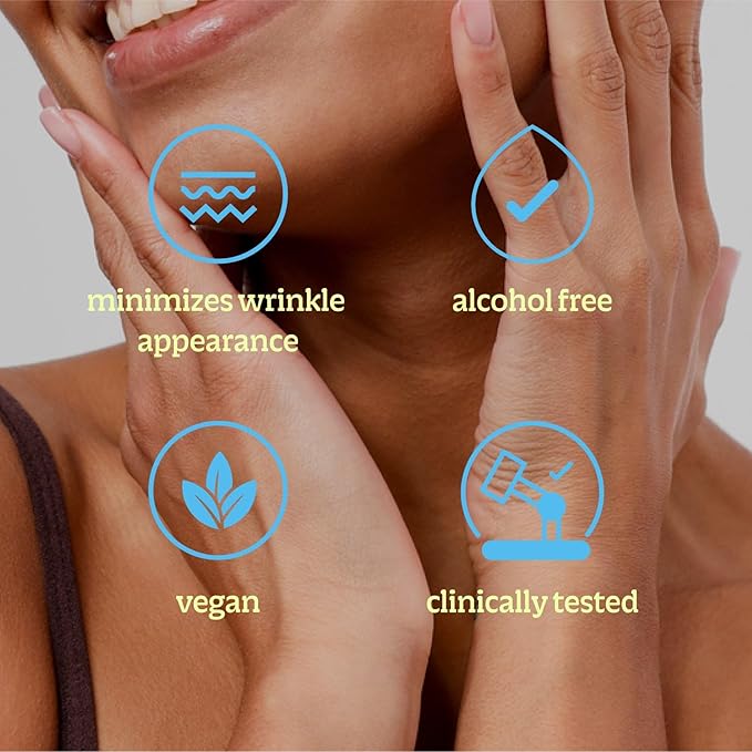 BRIOTECH Renew Serum, Hypochlorous Acid Mineral Gel, Soften Fine Line Appearance, Smooth Skin for Face, Neck, Chest, Spot Corrector, Soothe Redness, Vegan, 2 fl oz