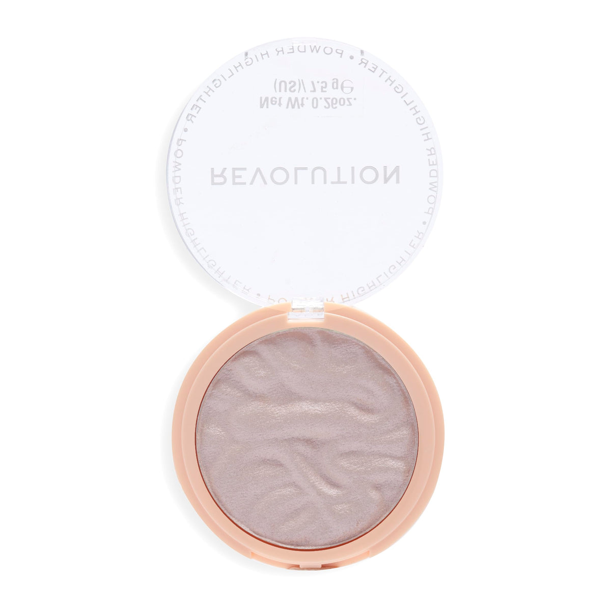 Revolution, Reloaded Pressed Powder Highlighter, Intensely Pigmented for a High Impact Dewy Finish, Peach Lights, 0.22 Oz