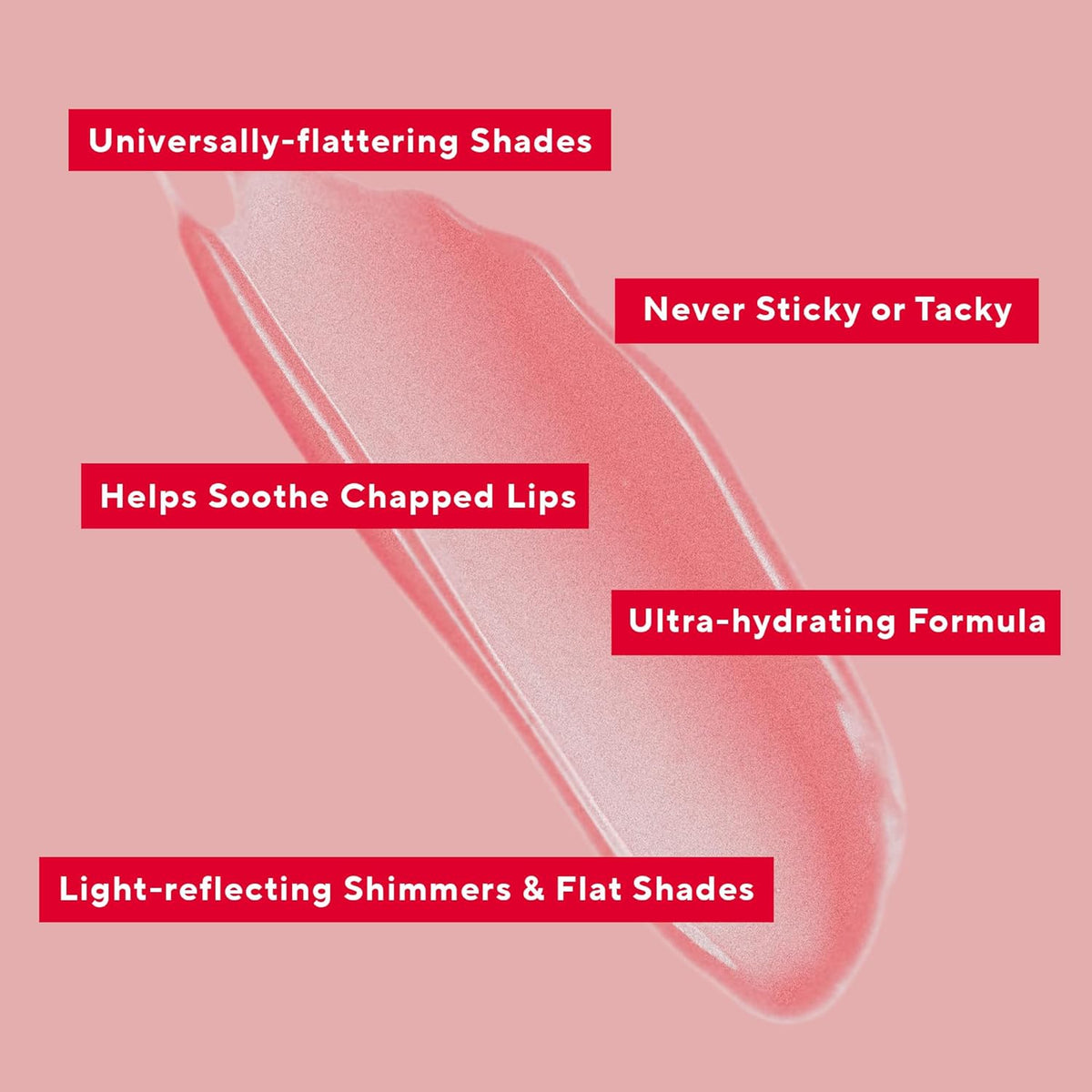 Mirabella Luxe Advanced Lip Gloss, Hydrating Non-Sticky High-Shine Lip Gloss for Women, Infused with Vitamin E & Jojoba Oil, Long-Lasting & Cruelty-Free - Original Sublime (Rich Purple Plum)