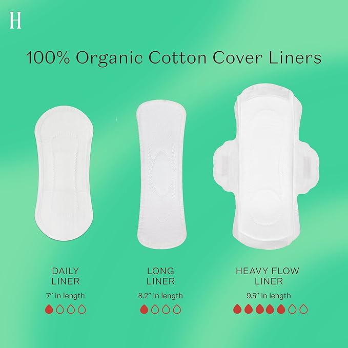 The Honey Pot Company - Non-Herbal Everyday Panty Liners for Women - Organic Cotton Cover & Ultra-Absorbent Pulp Core - Sanitary Pads - Feminine Care - FSA & HSA Eligible - 30 ct