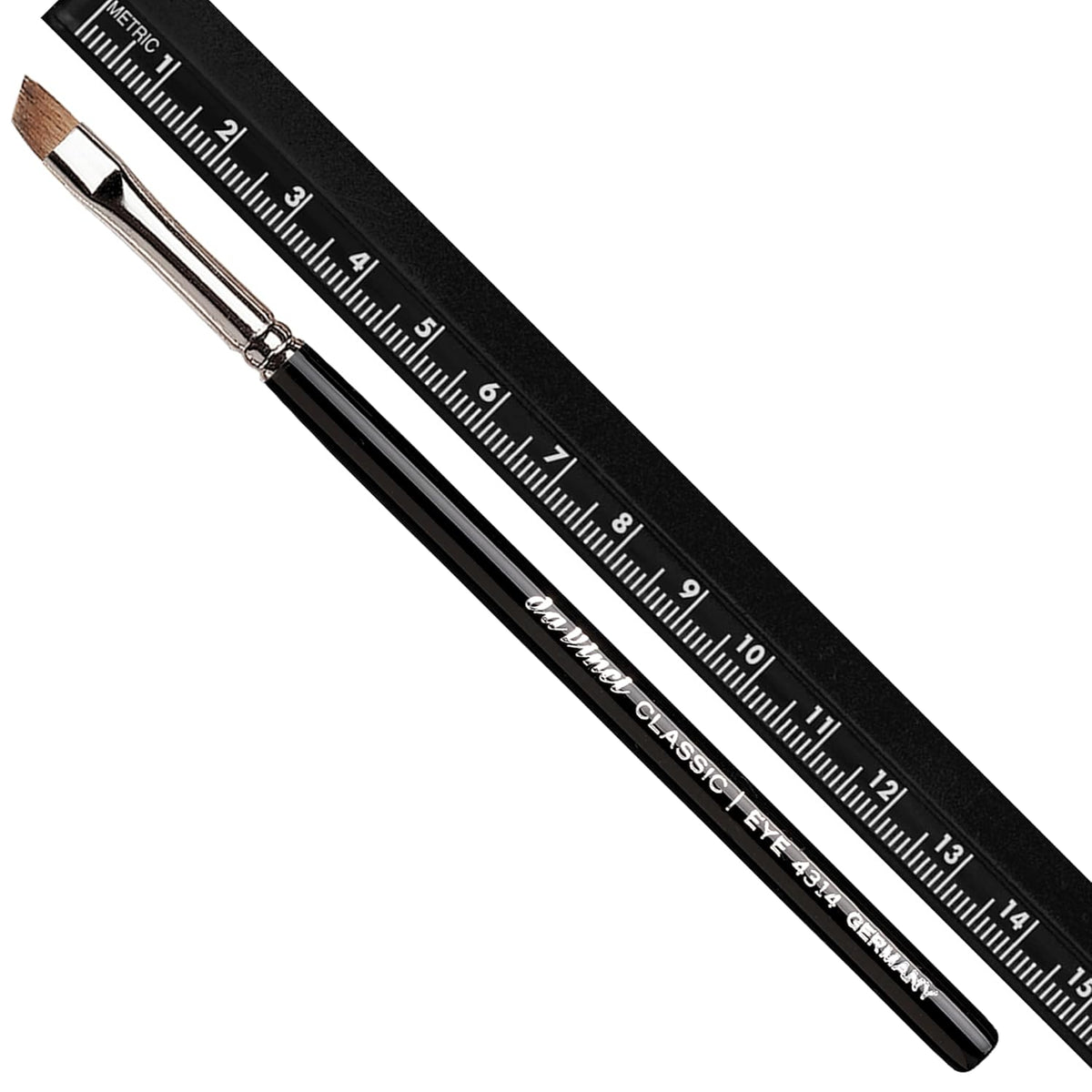 da Vinci Cosmetics Series 4314 Classic Eyeliner Brush, Angled Liner Russian Red Sable, 11.3 Gram