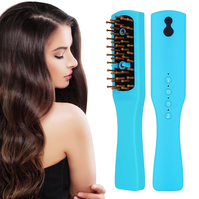 Intelligent Visual Scalp Comb - Hair Comb with Camera, Ultrasonic Electric Hair Brush, Promote Hair Growth, HD Scalp Monitoring, Hair Oil Applicator, Water Mist Hydration Maintenance