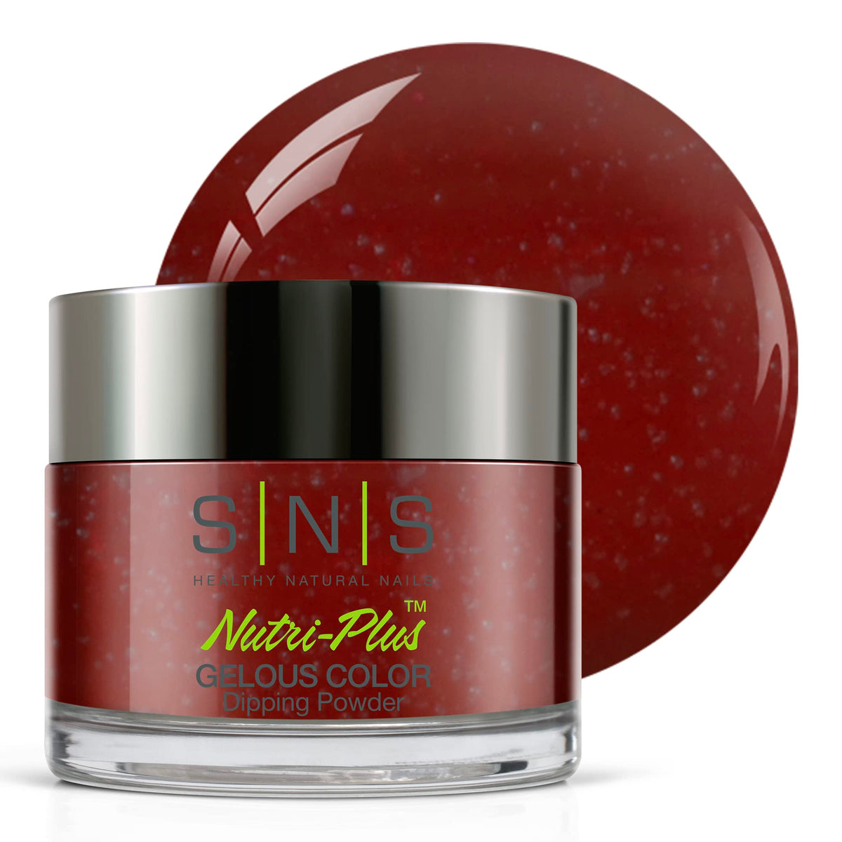 SNS Nail Dip Powder, Gelous Color Dipping Powder - #metoo (Red/Wine, Cream Finish) - Long-Lasting Acrylic Nail Color Lasts 14 Days – Low Odor & No UV Lamp required - 1 oz