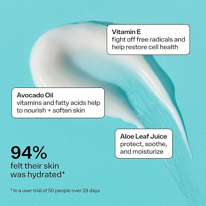 Bubble Skincare Cloud Surf Water Cream Face Moisturizer - Hydrating & Mattifying Moisturizer to Help Rebalance Oils and Minimize Pores with Celery Seed Extract - Suitable for Sensitive Skin (50ml)