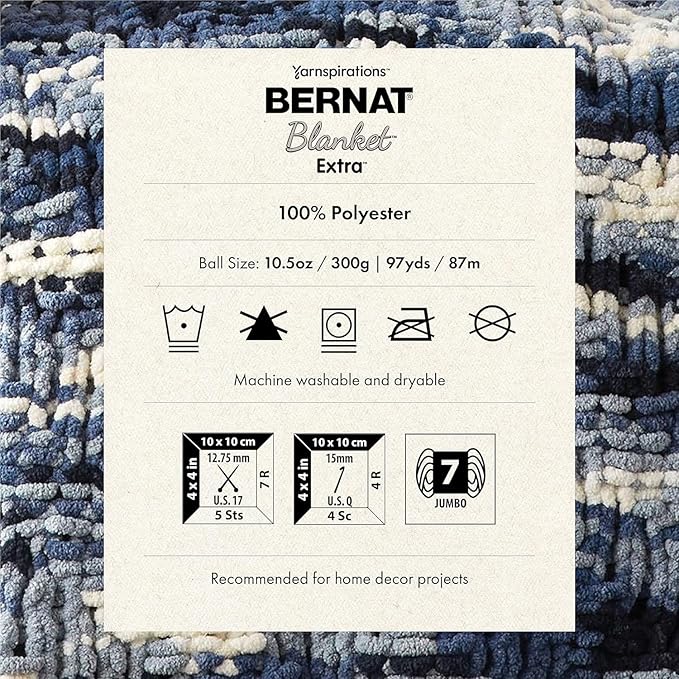 Bernat VELVETEAL Blanket Extra, 1 Pack
