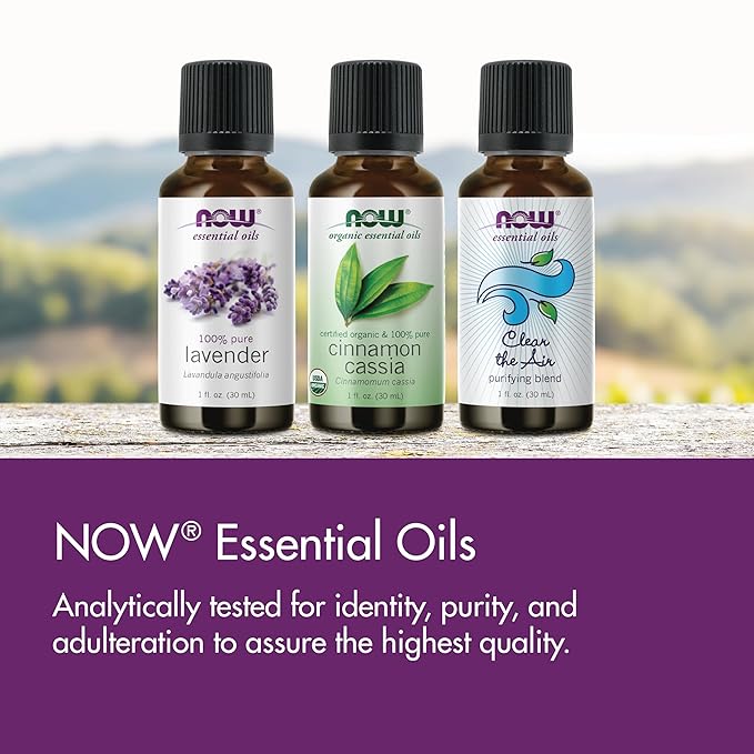 NOW Foods Essential Oils, Muscle Zen™ Essential Oil Blend for Sports Massage, Steam Distilled, 1-Ounce