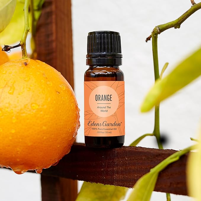 Edens Garden Orange Around The World Essential Oil- 100% Pure Premium Grade, Undiluted, Natural, Therapeutic, Aromatherapy, The Best for Diffuser, Skin, Candle, Laundry 10 ml (.33 fl oz)