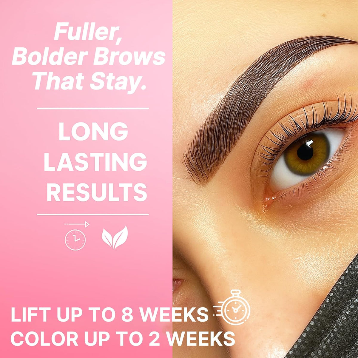 Korean At Home Eye Lash Lift and Tint Kit Professional Brow Lamination and Tint Kit Eye Lash Tint Brown Eye Brow Tint Kit