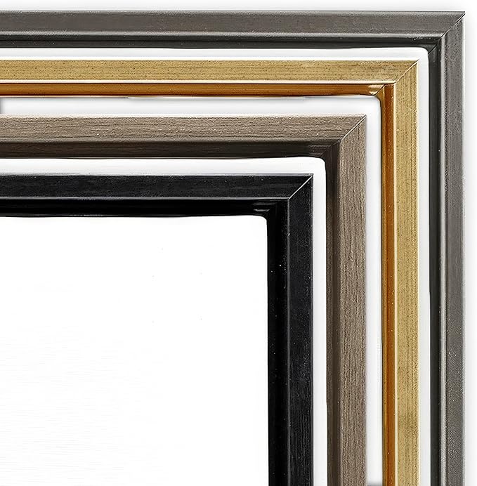 Stupell Industries Abstract Mindfulness Exercise Framed Floater Canvas Wall Art Design by Tim Parker, Brown Floater Frame, 31 x 25