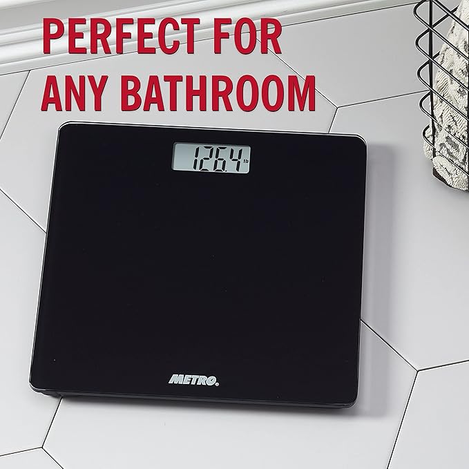 Taylor Digital Bathroom Scale, Black