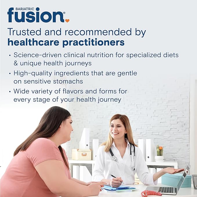 Bariatric Fusion One Per Day Bariatric Multivitamin with Iron Chewable | Citrus Berry Flavor | Vitamins for Gastric Bypass and Sleeve Gastrectomy | Non-GMO | 30 Count