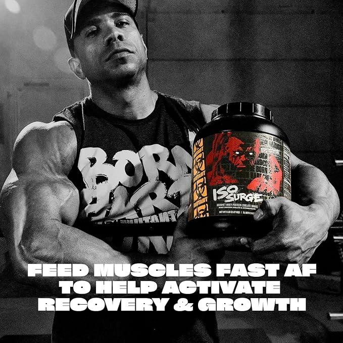 Mutant ISO Surge Whey Protein Isolate Powder Acts Fast to Help Recover, Build Muscle, Bulk and Strength, 5 lb - Vanilla Ice Cream