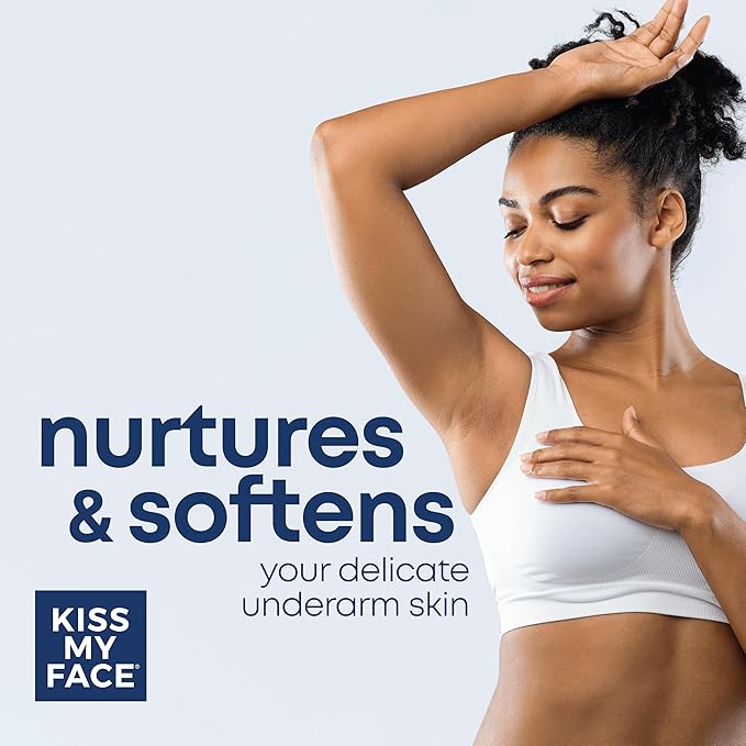 Kiss My Face Active Life Deodorant Contains Naturally Derived Ingredients, 72 Hour Odor Control | Deodorant for Women and Men, Aluminum Free with Coconut Oil and Probiotics, Lavender Scent