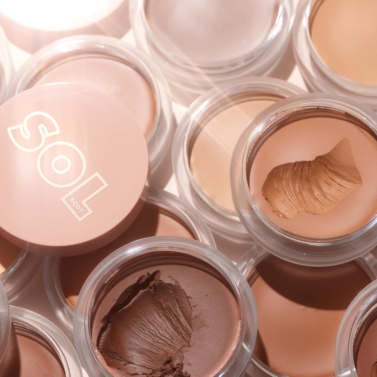 ColourPop SOL Face & Body Bronzing Balm Makeup Bronzer - Vegan, Cream Bronzer for a Natural Glow, Blurring Finish & Buildable Coverage - Glowy Summer Makeup - Dark (1.1 oz)