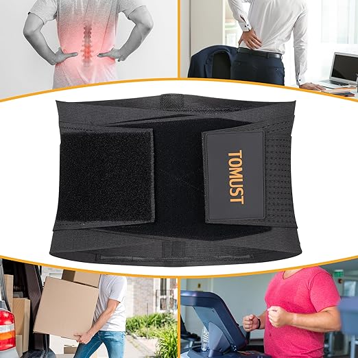Back Brace - Breathable Waist Belt Lumbar Support for Lower Back Pain Relief, Recovery, Sciatica, Scoliosis, Herniated Disc, Lifting, With Dual Adjustable Straps for Men/Women, XXL