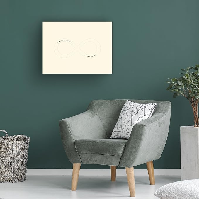 Trademark Fine Art Canvas Wall Art - Alicia Longley 'Happy Mindfulness II' Wall Art for Living Room, Bedroom, or Office Décor
