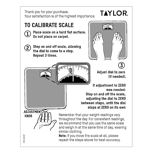 Taylor Analog Scale, Dial Scale for Body Weight, Mechanical Bathroom Scale, Highly Accurate Non-Digital Weighing Machine, Measures Weight up to 300 lb Capacity, Battery Free, FSA HSA Eligible, Black