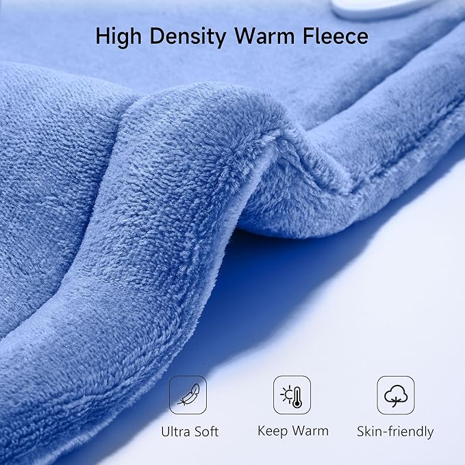 Heating Pad for Back Pain Relief, 24"x33" Weighted Heating Pads for Neck and Shoulder, Back Heating Pads Fast-Heating with 10 Heat Settings, 4 Timing Setting Full Body Heating Pad, Gifts for Women Men