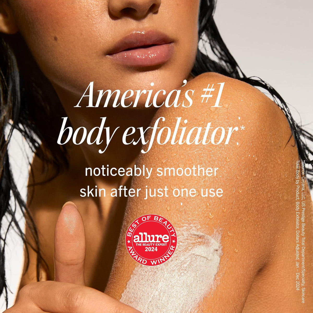 First Aid Beauty - KP Bump Eraser Body Scrub with 10% AHA, Keratosis Pilaris Exfoliator with Glycolic and Lactic acids, Helps Reduce Chicken Skin Bumps, Safe for Sensitive Skin, Strawberry Scent, 2 oz